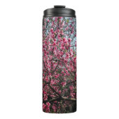 Roze bloesems Spring Tumbler Thermosbeker (Voorkant)