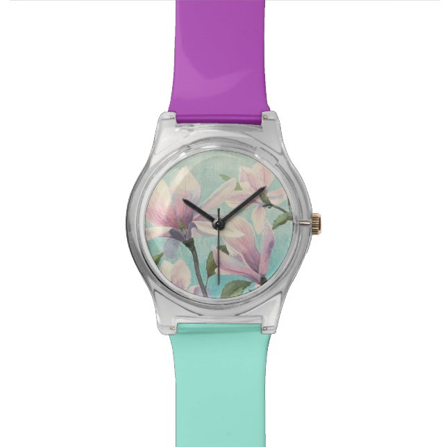 Roze bloesems uit het zuiden horloge (Close Up)