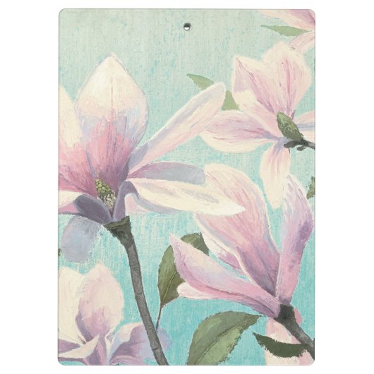 Roze bloesems uit het zuiden klembord (Achterkant)