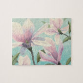 Roze bloesems uit het zuiden legpuzzel (Horizontaal)