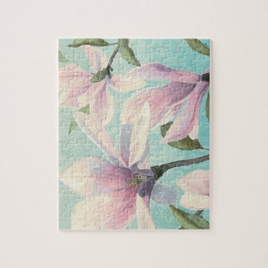 Roze bloesems uit het zuiden legpuzzel (Verticaal)