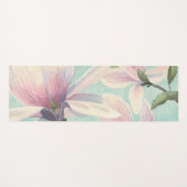 Roze bloesems uit het zuiden yogamat (Voorkant (horizontaal))