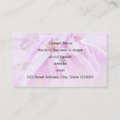  roze bloesems visitekaartje (Achterkant)