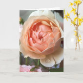 Roze Blogcard Kaart (Gele Bloem)