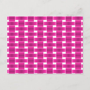 Roze blokkering briefkaart