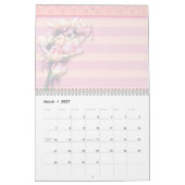 Roze bloknotities kalender (Mar 2027)