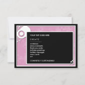roze blokschema kaart (Achterkant)