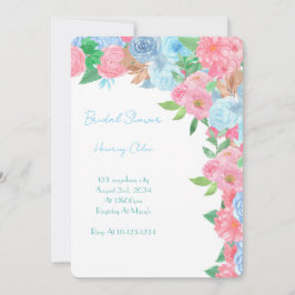 ROZE BLOMMIGE BRUIDSSLUIER LENTE ZOMER KAART
