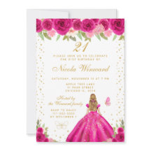 Roze Blond Haar Prinses Verjaardagsfeestje
