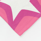 Roze blonde ballerina meisje naam ballet deken (Hoek)