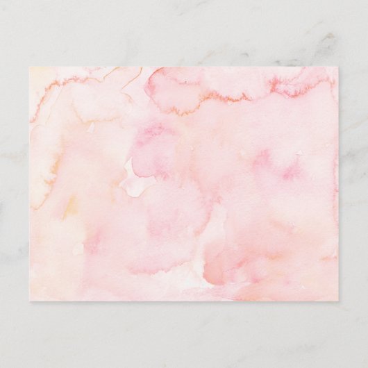 Roze Blondine Angel Baby Heaven Verzonden Boeken v Uitnodiging Briefkaart (Achterkant)