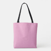 Roze Blooming Lily Sweet Heart Grocery Bag Tote Bag (Achterkant)