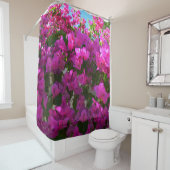 Roze blooms Bougainvillea Flowers, Shower Curtain Douchegordijn (In situ)