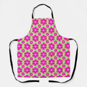 Roze Bloomventilator Schort (Voorkant)