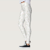 Roze blos bloem leggings (Links)