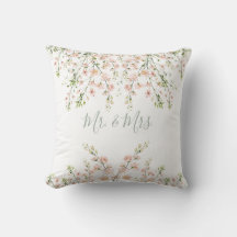 Roze blos Mr en Mrs bloemige naam wilde bloemen