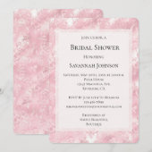  roze blos parel elegant Vrijgezellenfeest Kaart (Voorkant / Achterkant)