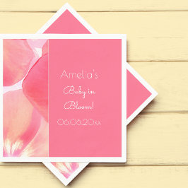 Roze Blossom Baby in Bloom Baby shower Servet