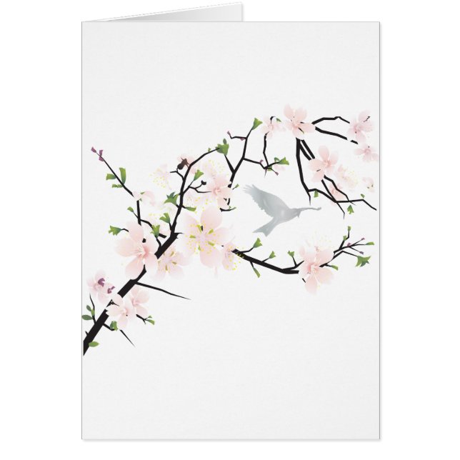 Roze Blossom Bird (Voorkant)