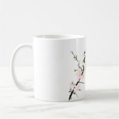 Roze Blossom Bird Koffiemok (Links)
