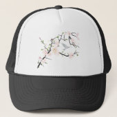 Roze Blossom Bird Trucker Pet (Voorkant)