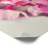  roze Blossom Foto Poster (Hoek)