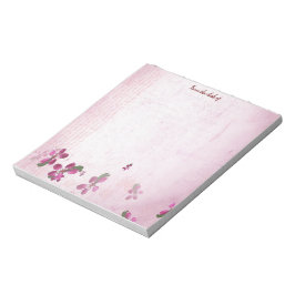 Roze Blossom -stijl Notitieblok