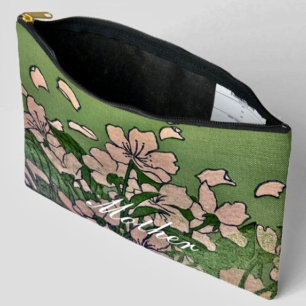 Roze BlossomGroen Print Cut Naaizak Etui