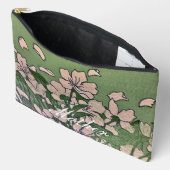 Roze BlossomGroen Print Cut Naaizak Etui (Open)