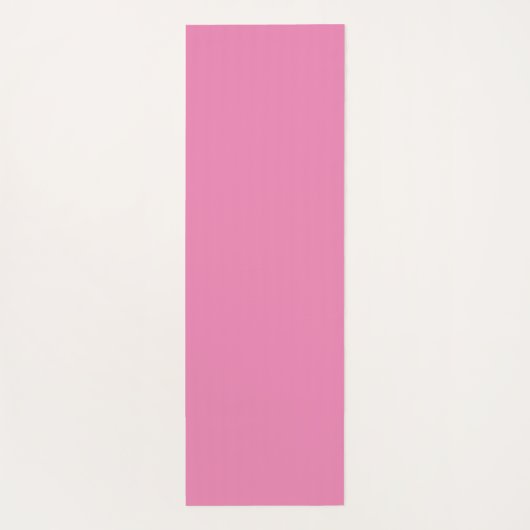 Roze blote monogram Moderne Minimale Naam Initiale Yogamat (Achterkant)