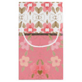  roze blote tas met cadeaus klein cadeauzakje (Achterkant)