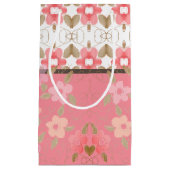  roze blote tas met cadeaus klein cadeauzakje (Voorkant)