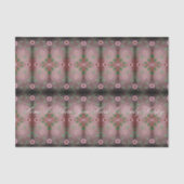 Roze, blowerend ontwerp tissuepapier (Voorkant)