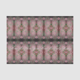 Roze, blowerend ontwerp tissuepapier