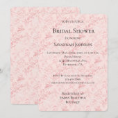  roze blozen parel Vrijgezellenfeest Kaart (Voorkant / Achterkant)