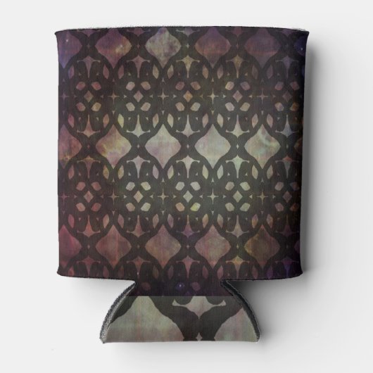 Roze Blue Geo-Koelbox Blikjeskoeler (Voorkant)