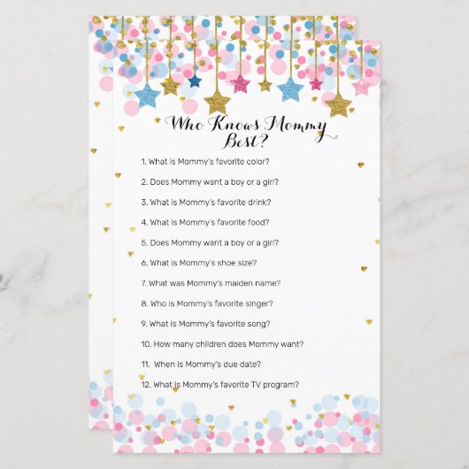 Roze Blue Twinkle die mama het beste kent (Voorkant / Achterkant)