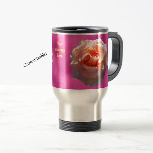 Roze Blush Aanpasbaar Reisbeker