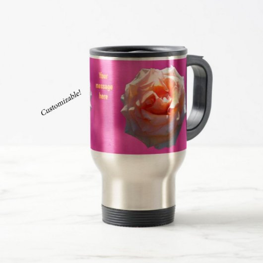 Roze Blush Aanpasbaar Reisbeker