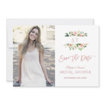 Roze Blush Bloem Roze Gouden Bruidsdouche Foto