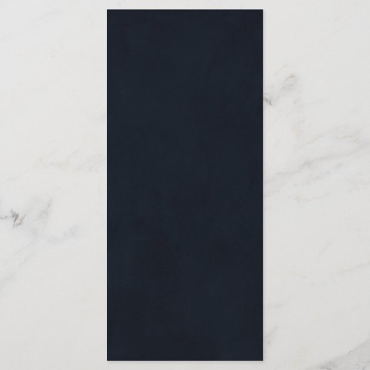 Roze Blush Bloemen Diner Menu (Achterkant)