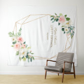 Roze Blush Bloemgoud Zoete 16 Fotohokje Prop Wandkleed (In Situ (horizontaal))