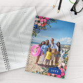  Roze Blush Blue Flowers Family Foto Planner