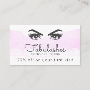 Roze Blush Cloud Makeup Artist Lash Services Kortingskaartje