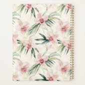 Roze Blush Cream Orchidee Bloem Planner (Achterkant)