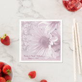 roze blush daisy bruiloft bouquet servetten (Insitu)