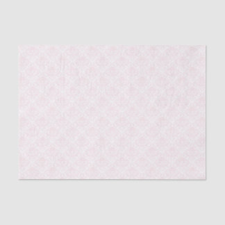 Roze Blush Damask Floral Traditioneel Weefpapier Tissuepapier