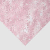 Roze Blush Elegant Glam Vrijgezellenfeest Tissuepapier (Detail)