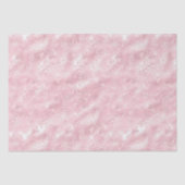 Roze Blush Elegant Glam Vrijgezellenfeest Tissuepapier (Voorkant)