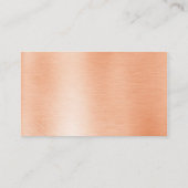 Roze Blush en Gouden Romance Wedding Place Card Plaatskaartje (Achterkant)